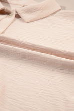 Load image into Gallery viewer, Apricot Half Button Collared Loose Romper