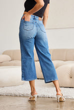 Load image into Gallery viewer, Judy Blue Full Size Braid Side Detail Wide Leg Jeans | Blue Jeans