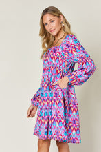 Load image into Gallery viewer, Womens Dress | Double Take Full Size Printed Long Sleeve Dress | Dresses/Floral Dresses