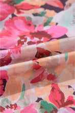 Load image into Gallery viewer, Floral Print Blouse | Ruffled Stitch Buttoned Top