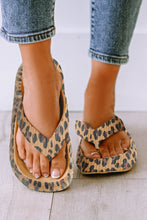Load image into Gallery viewer, Leopard Print Thick Sole Flip Flops | Shoes & Bags/Slippers