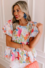 Load image into Gallery viewer, Sky Blue Parisian Avenue Babydoll Top | Tops/Blouses & Shirts