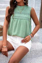 Load image into Gallery viewer, Womens Tank Top | Swiss Dot Round Neck Tank | top