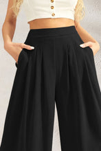 Load image into Gallery viewer, Womens Wide Leg Pants | Pocketed High Waist Wide Leg Pants | pants