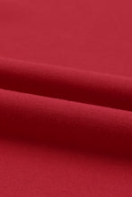 Load image into Gallery viewer, Fiery Red Solid Round Neck Raglan Sleeve Sweatshirt | Tops/Sweatshirts & Hoodies