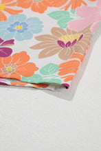 Load image into Gallery viewer, Pink Summer Floral Square Neck Puff Sleeve Babydoll Dress | Dresses/Floral Dresses