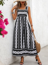 Load image into Gallery viewer, Cami Dress | Printed Square Neck Wide Strap Midi Dress