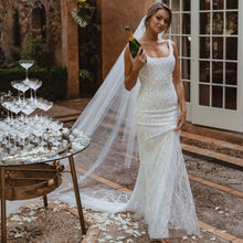 Load image into Gallery viewer, Mermaid Wedding Dress-Beaded Sequined Mermaid Wedding Dress | Wedding Dresses