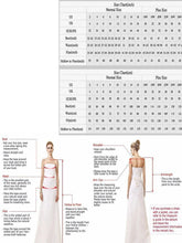 Load image into Gallery viewer, Beach Wedding Dress-Bohemian Lace Chiffon Wedding Gown | Wedding Dresses