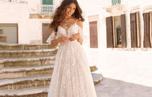 Load image into Gallery viewer, Bohemian Wedding Dress-Backless Lace Wedding Dress | Wedding Dresses