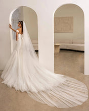 Load image into Gallery viewer, Mermaid Wedding Dress-Bohemian Off Shoulder Wedding Dress | Wedding Dresses