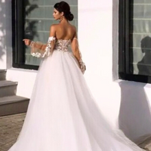 Load image into Gallery viewer, Bohemian Wedding Dress-Lace Princess Wedding Gown | Wedding Dresses