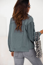 Load image into Gallery viewer, Womens Jacket-Casual Button Down Collared Jacket