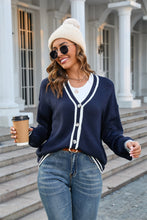 Load image into Gallery viewer, Womens Sweater-Buttoned V-Neck Long Sleeve Cardigan | Coat & Jacket & Cardigan