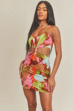 Load image into Gallery viewer, Cut Out Tie Back Halter Dress