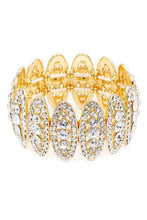 Load image into Gallery viewer, Fashion Bracelet | Rhinestone Oval Stretch Bracelet