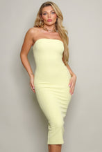 Load image into Gallery viewer, Bodycon Dress | Knit Tube Midi Dress