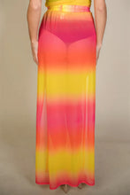 Load image into Gallery viewer, BodyCon Skirt | High Split Mesh Sheer Maxi Skirt