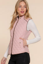 Load image into Gallery viewer, Quilted Vest in Elegant Beige Pink