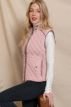 Load image into Gallery viewer, Quilted Vest in Elegant Beige Pink