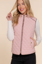 Load image into Gallery viewer, Quilted Vest in Elegant Beige Pink