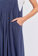 Load image into Gallery viewer, Adjustable Strap Overall Wide Leg Jumpsuit