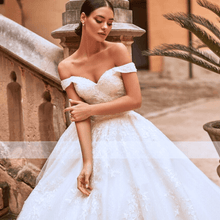 Load image into Gallery viewer, Ball Gown Wedding Dress-Sweetheart Lace Up Bridal Gown | Wedding Dresses