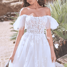 Load image into Gallery viewer, Country Beach Wedding Dress-A Line Bridal Gown | Wedding Dresses