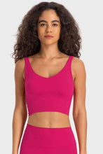 Load image into Gallery viewer, Deep V-Neck Crop Sports Bra Broke Girl Philanthropy