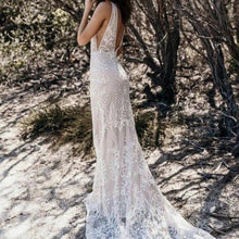 Load image into Gallery viewer, Mermaid Wedding Dress-Backless Wedding Gown | Wedding Dresses