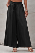 Load image into Gallery viewer, Womens Pants-Drawstring Waist Wide Leg Pants | Default