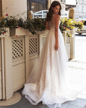 Load image into Gallery viewer, Beach Wedding Dress-A Line Lace Wedding Dress | Wedding Dresses