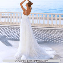 Load image into Gallery viewer, Lace Wedding Dress-Backless Sweetheart Vintage Wedding Dress | Wedding Dresses