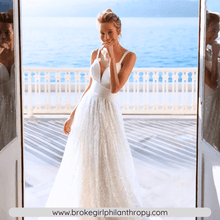 Load image into Gallery viewer, Lace Wedding Dress-Backless Sweetheart Vintage Wedding Dress | Wedding Dresses