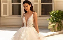 Load image into Gallery viewer, Sexy Wedding Dress-Backless Lace Applique Princess Dress | Wedding Dresses