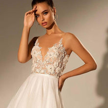 Load image into Gallery viewer, Beach Wedding Dress-A-Line Beach Wedding Dress | Wedding & Bridal Party Dresses