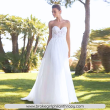 Load image into Gallery viewer, Lace Wedding Dress-Sweetheart Off Shoulder Wedding Gown | Wedding Dresses