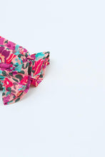 Load image into Gallery viewer, Womens Dress-Floral Smocked V-Neck Flounce Sleeve Dress | Dresses/Mini Dresses