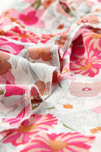 Load image into Gallery viewer, Womens Blouse-Floral Square Neck Baby Doll Top | Tops/Blouses & Shirts