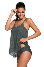 Load image into Gallery viewer, Womens Swimsuit-Full Size Spaghetti Strap Scoop Neck Tankini Set