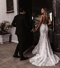 Load image into Gallery viewer, Mermaid Wedding Dress-Sexy Lace Beach Wedding Dress | Wedding Dresses
