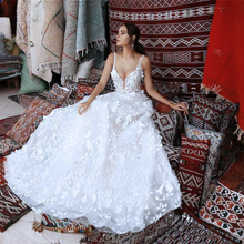 Load image into Gallery viewer, Modern Wedding Dress- Modest Beach Wedding Dress | Wedding Dresses