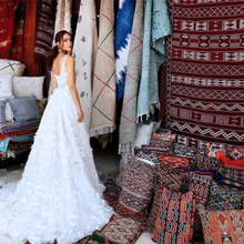 Load image into Gallery viewer, Modern Wedding Dress- Modest Beach Wedding Dress | Wedding Dresses