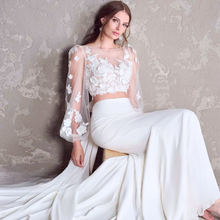 Load image into Gallery viewer, Two Piece Mermaid Wedding Dress-Modern Beach Bridal Gown | Wedding Dresses