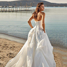 Load image into Gallery viewer, Beach Wedding Dress-Princess Ruffles Wedding Dress Pockets | Wedding Dresses