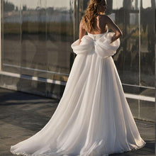 Load image into Gallery viewer, Strapless Wedding Dress-Romantic Bridal Gown Pearls | Wedding Dresses