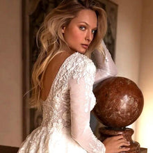 Load image into Gallery viewer, Lace Wedding Dress-Sexy V Neck Vintage Wedding Dress | Wedding Dresses