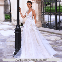 Load image into Gallery viewer, Vintage Wedding Dress-Backless Lace Wedding Dress | Wedding Dresses