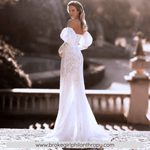 Load image into Gallery viewer, Mermaid Wedding Dress-Long Sleeve Lace Mermaid Wedding Dress | Wedding Dresses