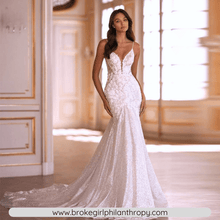 Load image into Gallery viewer, Mermaid Wedding Dress-Sexy Backless Mermaid Wedding Dress | Wedding Dresses